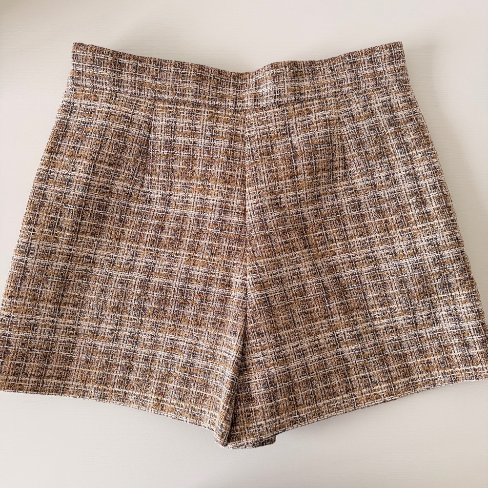 New! Maje Elegant Tan Women's Skort, Size 36 - Picture 7 of 16